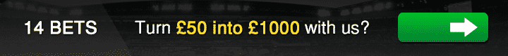 Turn £50 into £1000 with us? (There's free footy tips in £250 challenge)
